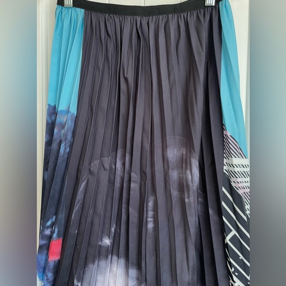 Beautiful Halo street fashion cool girl printed midi a-line skirt, women’s. - Picture 6 of 9